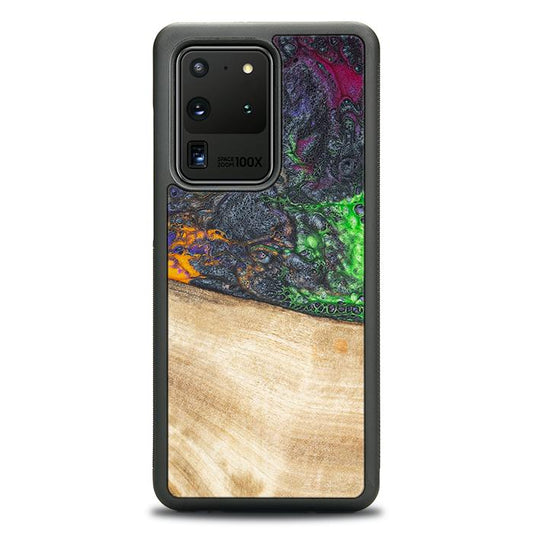 Samsung Galaxy S20 Ultra Handyhülle aus Harz und Holz - Synergy#F10