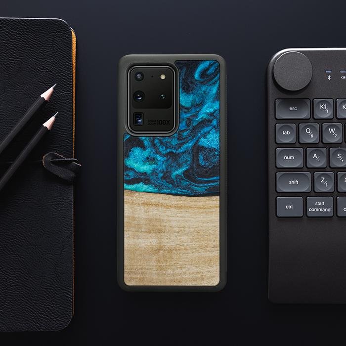 Samsung Galaxy S20 Ultra Handyhülle aus Harz und Holz - Synergy#F11