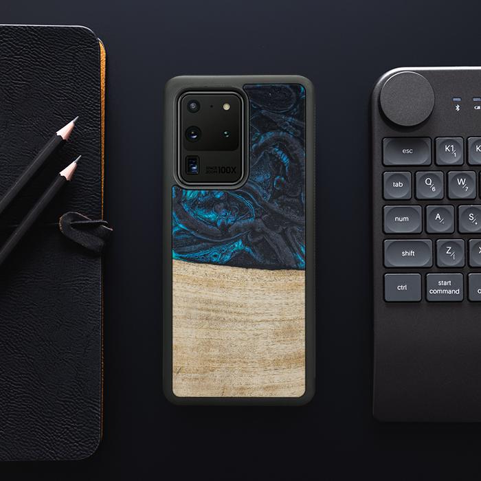 Samsung Galaxy S20 Ultra Handyhülle aus Harz und Holz - Synergy#F13