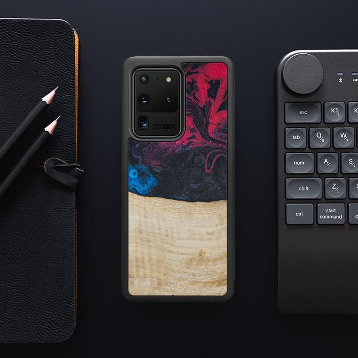 Samsung Galaxy S20 Ultra Handyhülle aus Harz und Holz - Synergy#F14