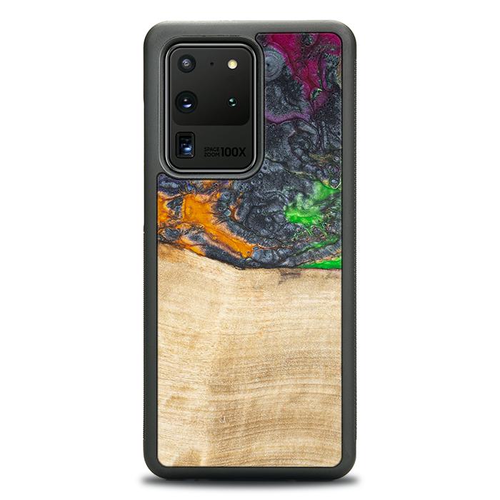 Samsung Galaxy S20 Ultra Handyhülle aus Harz und Holz - Synergy#F16