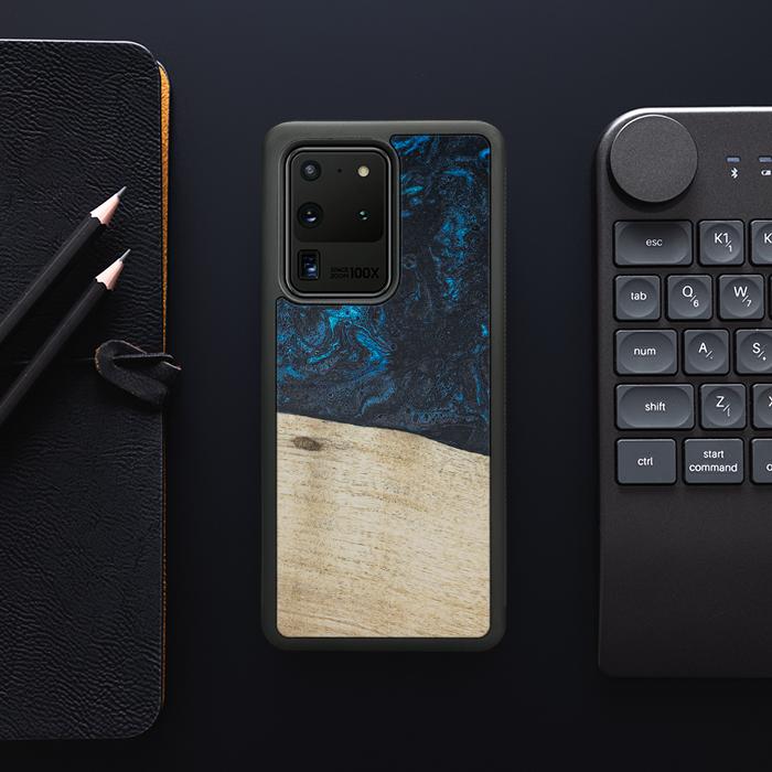 Samsung Galaxy S20 Ultra Handyhülle aus Harz und Holz - Synergy#F17