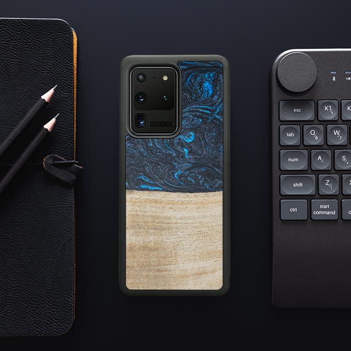 Samsung Galaxy S20 Ultra Handyhülle aus Harz und Holz - Synergy#F19