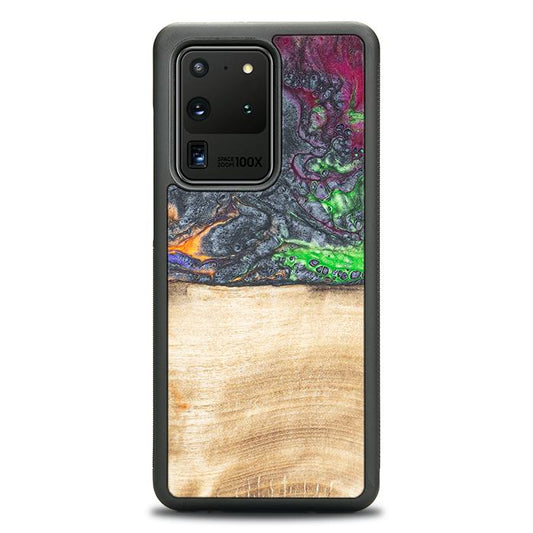 Samsung Galaxy S20 Ultra Handyhülle aus Harz und Holz - Synergy#F2