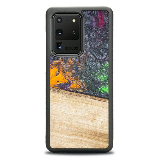 Samsung Galaxy S20 Ultra Handyhülle aus Harz und Holz - Synergy#F20