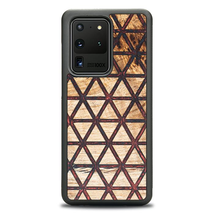 Samsung Galaxy S20 Ultra Handyhülle aus Harz und Holz - Synergy#F22