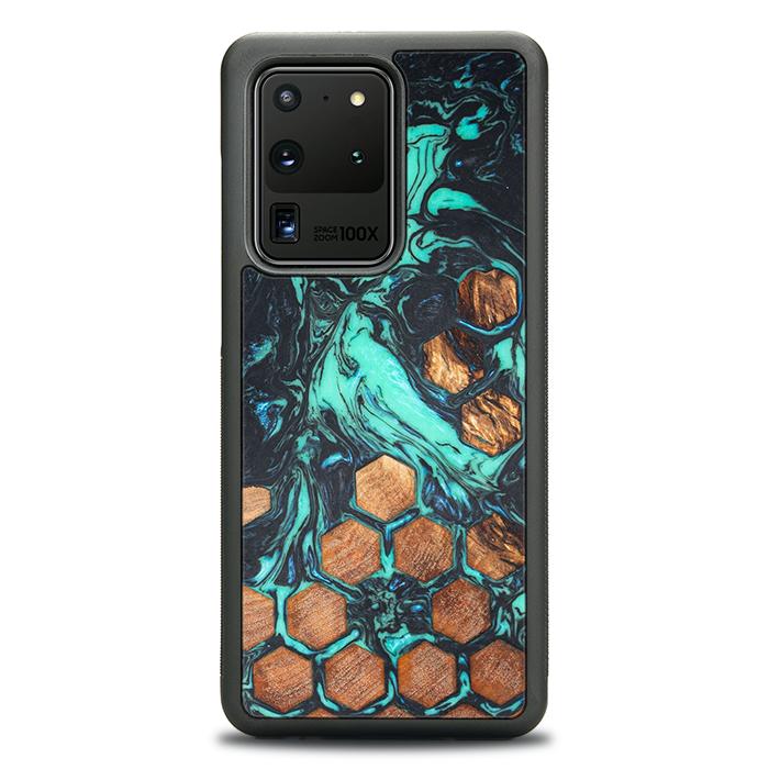 Samsung Galaxy S20 Ultra Handyhülle aus Harz und Holz - Synergy#F23