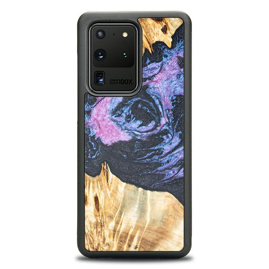 Samsung Galaxy S20 Ultra Etui na telefon z żywicy i drewna - Synergy# F25