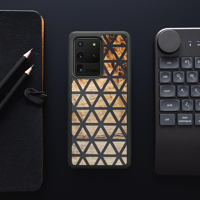 Samsung Galaxy S20 Ultra Handyhülle aus Harz und Holz - Synergy#F29