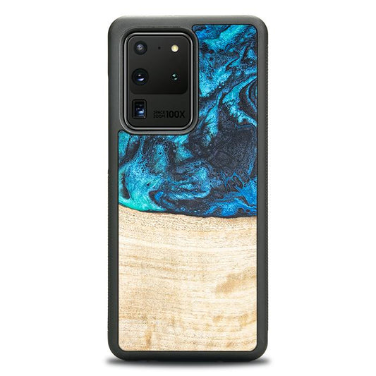 Samsung Galaxy S20 Ultra Handyhülle aus Harz und Holz - Synergy#F3