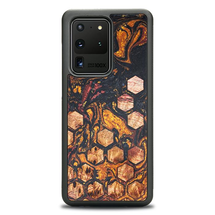Samsung Galaxy S20 Ultra Handyhülle aus Harz und Holz - Synergy#F38