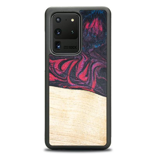 Samsung Galaxy S20 Ultra Handyhülle aus Harz und Holz - Synergy#F5