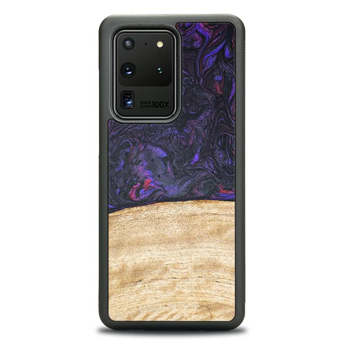Samsung Galaxy S20 Ultra Handyhülle aus Harz und Holz - Synergy#F7