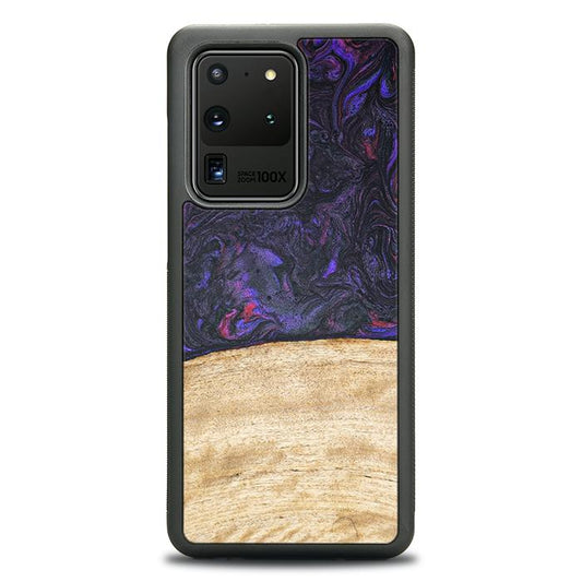 Samsung Galaxy S20 Ultra Handyhülle aus Harz und Holz - Synergy#F7