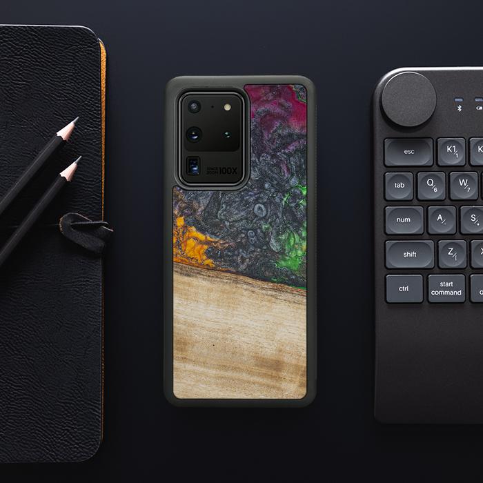 Samsung Galaxy S20 Ultra Handyhülle aus Harz und Holz - Synergy#F8