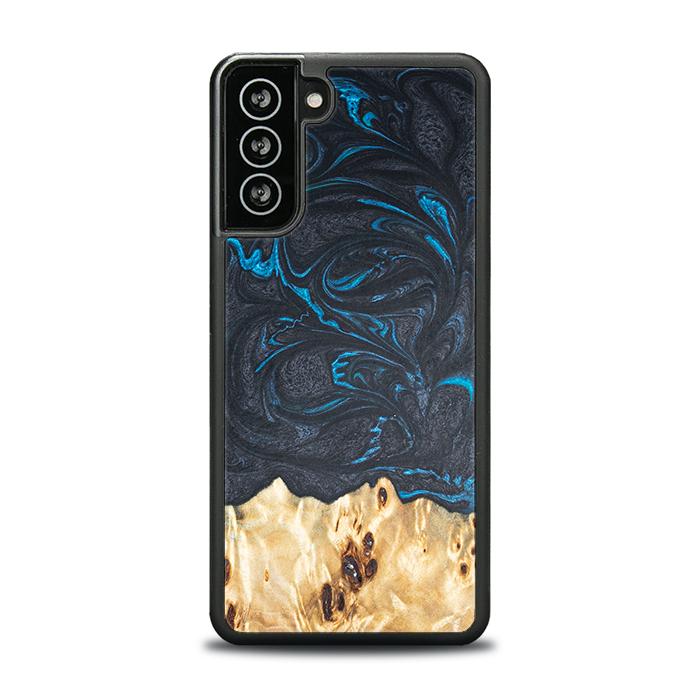 Samsung Galaxy S21 FE Handyhülle aus Harz und Holz - Synergy#F21