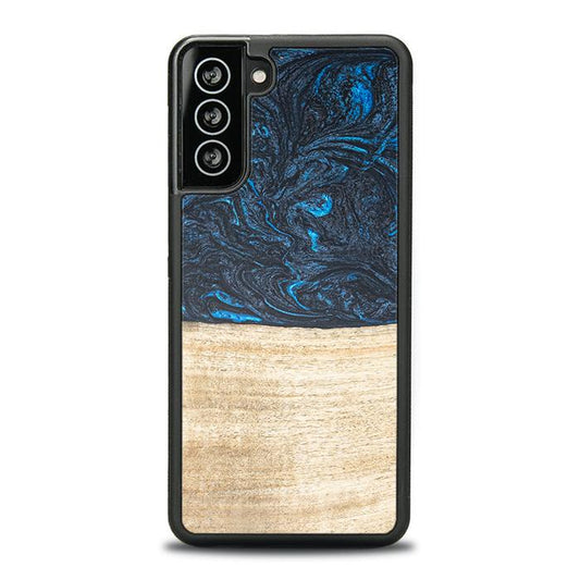 Samsung Galaxy S21 Plus Handyhülle aus Harz und Holz - Synergy#F19