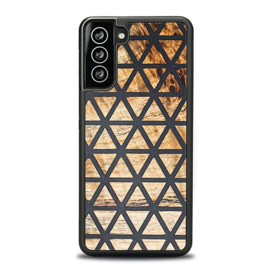 Samsung Galaxy S21 Plus Handyhülle aus Harz und Holz - Synergy#F29