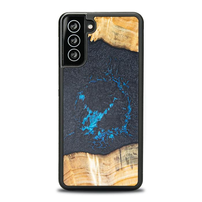 Samsung Galaxy S21 Plus Handyhülle aus Harz und Holz - Synergy#F35