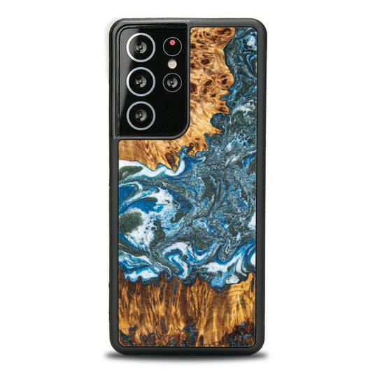 Samsung Galaxy S21 Ultra Handyhülle aus Harz und Holz - Synergy#E17