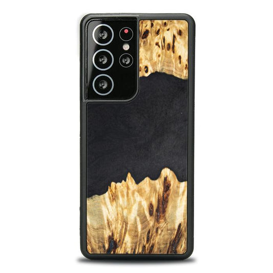 Samsung Galaxy S21 Ultra Handyhülle aus Harz und Holz - Synergy#E19