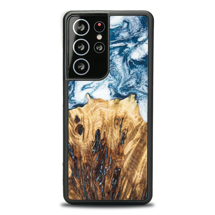 Samsung Galaxy S21 Ultra Handyhülle aus Harz und Holz - Synergy#E23