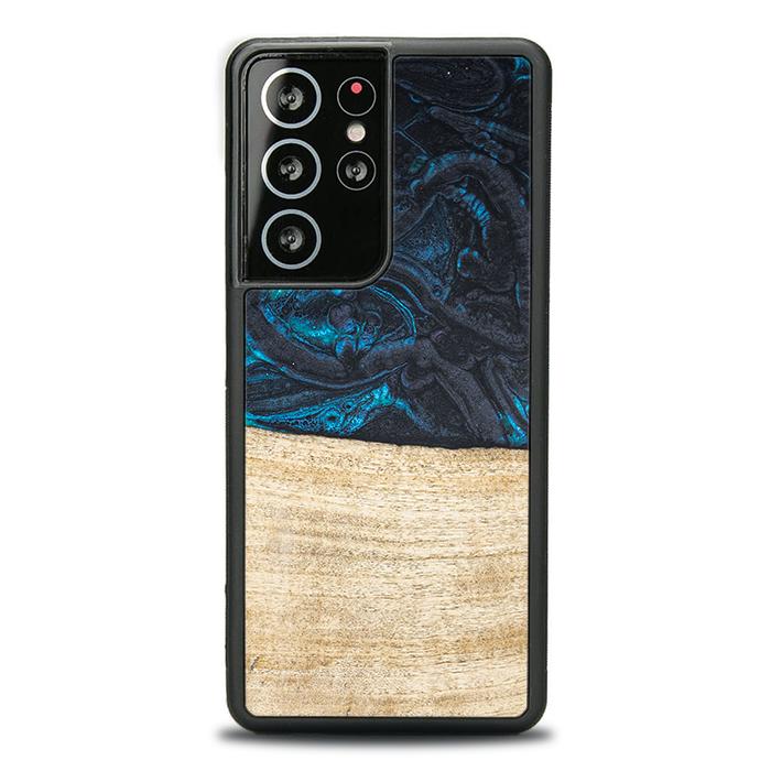 Samsung Galaxy S21 Ultra Handyhülle aus Harz und Holz - Synergy#F13