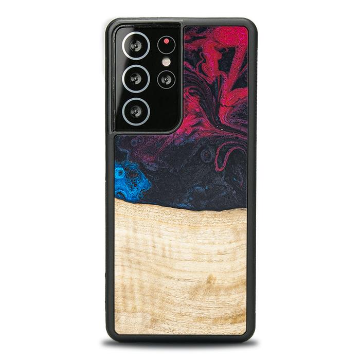 Samsung Galaxy S21 Ultra Handyhülle aus Harz und Holz - Synergy#F14