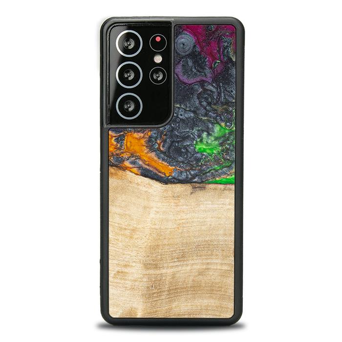 Samsung Galaxy S21 Ultra Handyhülle aus Harz und Holz - Synergy#F16