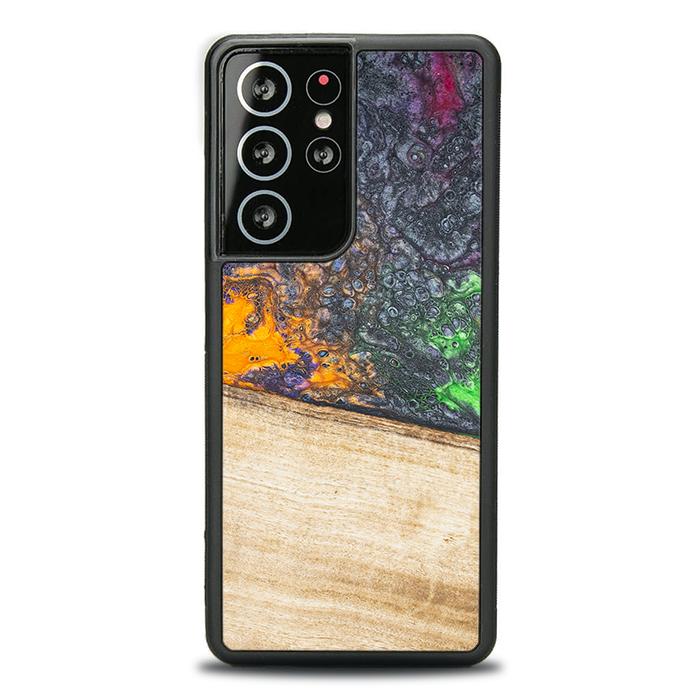 Samsung Galaxy S21 Ultra Handyhülle aus Harz und Holz - Synergy#F20