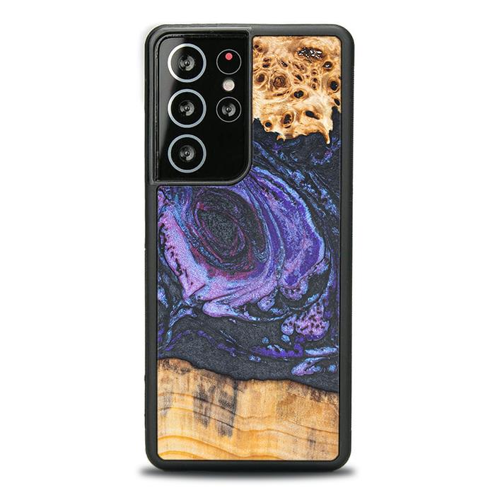 Samsung Galaxy S21 Ultra Handyhülle aus Harz und Holz - Synergy#F24