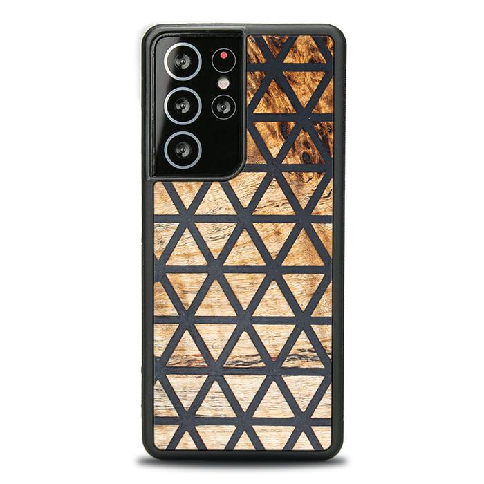 Samsung Galaxy S21 Ultra Handyhülle aus Harz und Holz - Synergy#F29