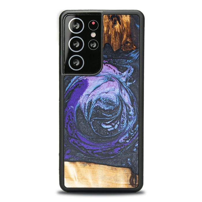 Samsung Galaxy S21 Ultra Handyhülle aus Harz und Holz - Synergy#F34