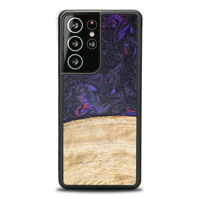 Samsung Galaxy S21 Ultra Handyhülle aus Harz und Holz - Synergy#F7