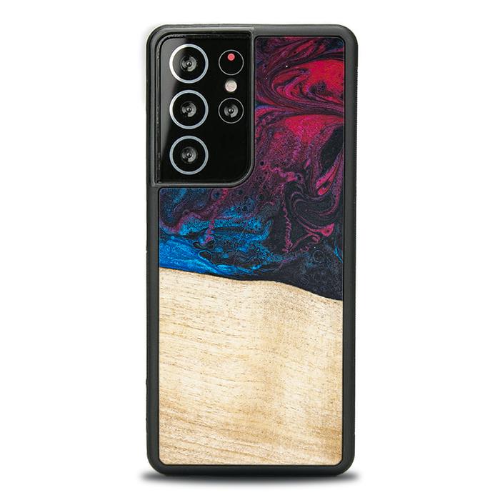 Samsung Galaxy S21 Ultra Handyhülle aus Harz und Holz - Synergy#F9