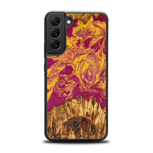 Samsung Galaxy S22 Plus Handyhülle aus Harz und Holz - Synergy#E11
