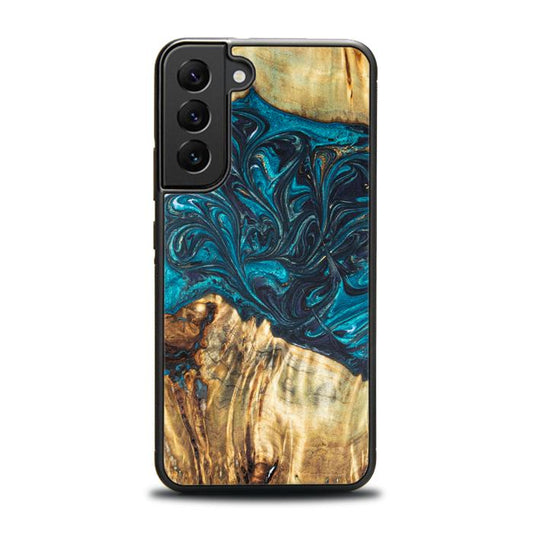 Samsung Galaxy S22 Plus Etui na telefon z żywicy i drewna - Synergy#E12
