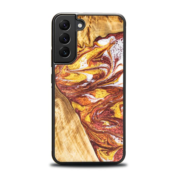 Samsung Galaxy S22 Plus Handyhülle aus Harz und Holz - Synergy#E4