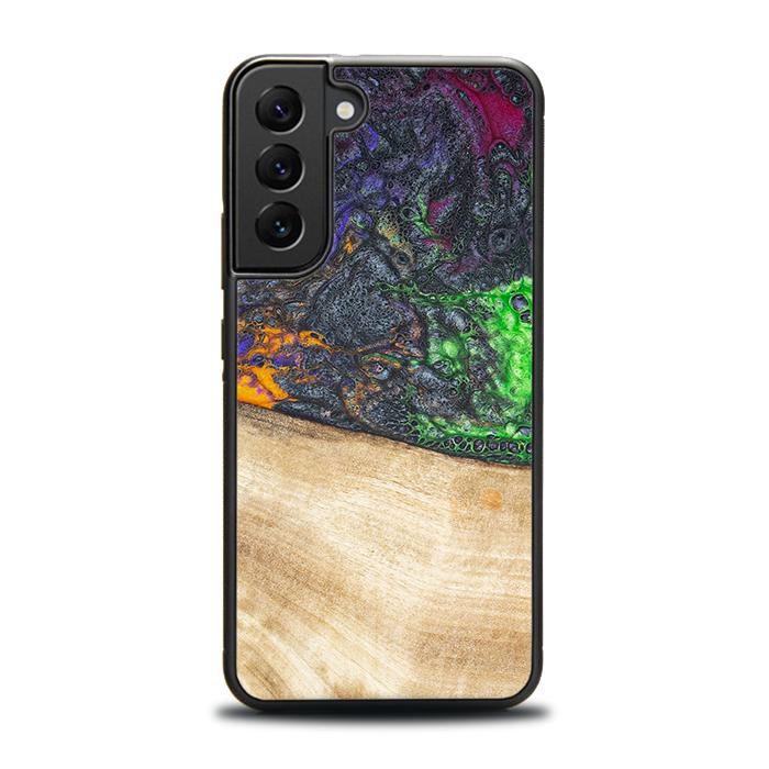 Samsung Galaxy S22 Plus Handyhülle aus Harz und Holz - Synergy#F10