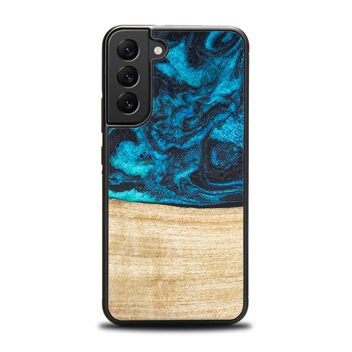 Samsung Galaxy S22 Plus Etui na telefon z żywicy i drewna - Synergy# F11