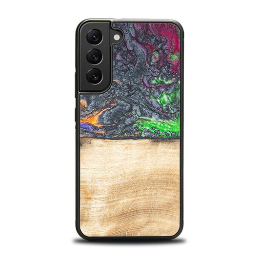 Samsung Galaxy S22 Plus Handyhülle aus Harz und Holz - Synergy#F2