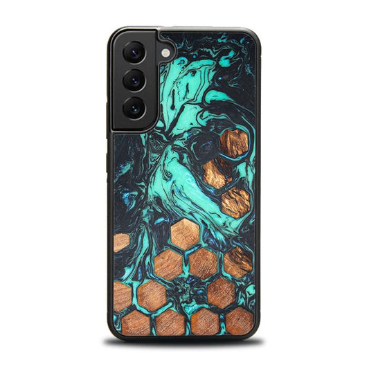Samsung Galaxy S22 Plus Handyhülle aus Harz und Holz - Synergy#F23