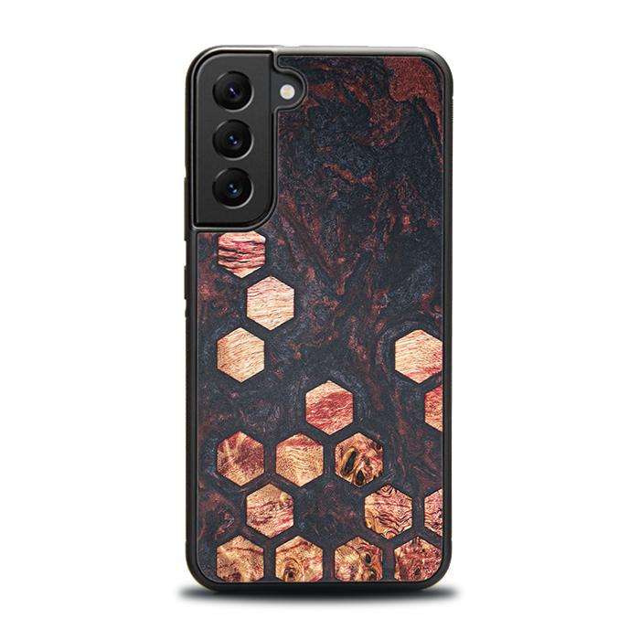 Samsung Galaxy S22 Plus Handyhülle aus Harz und Holz - Synergy#F27