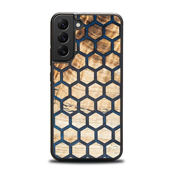 Samsung Galaxy S22 Plus Handyhülle aus Harz und Holz - Synergy#F36
