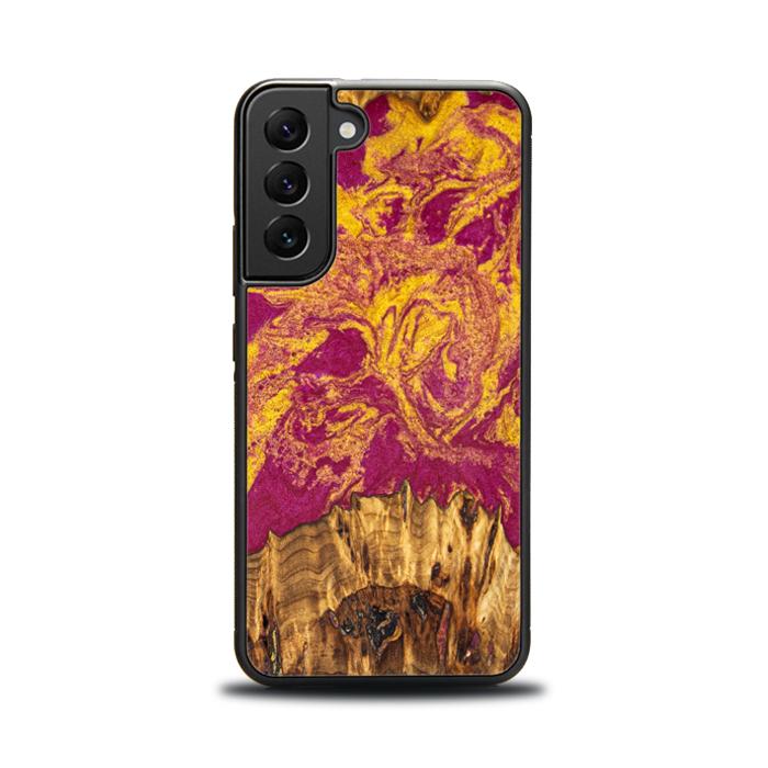 Samsung Galaxy S22 Resin & Wood Phone Case - Synergy#E11
