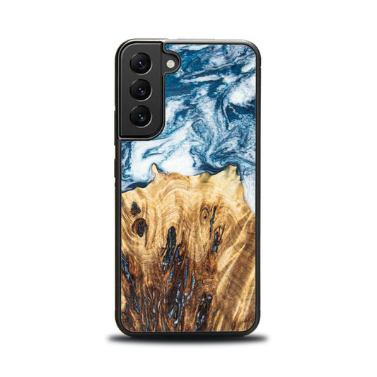 Samsung Galaxy S22 Handyhülle aus Harz und Holz - Synergy#E23