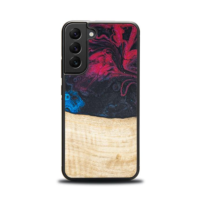Samsung Galaxy S22 Handyhülle aus Harz und Holz - Synergy#F14