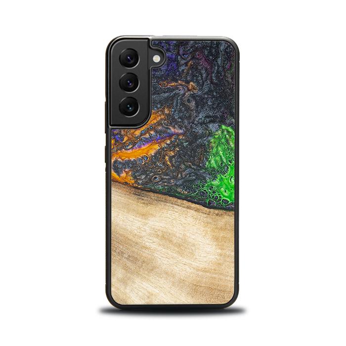 Samsung Galaxy S22 Handyhülle aus Harz und Holz - Synergy#F15