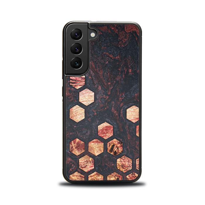 Samsung Galaxy S22 Handyhülle aus Harz und Holz - Synergy#F27
