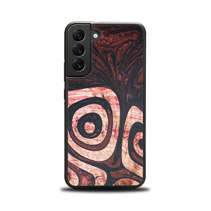 Samsung Galaxy S22 Handyhülle aus Harz und Holz - Synergy#F32